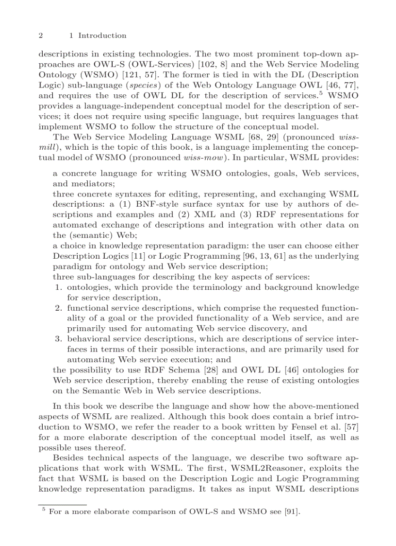 image for page Modeling Semantic Web Services The Web Service Modeling Language