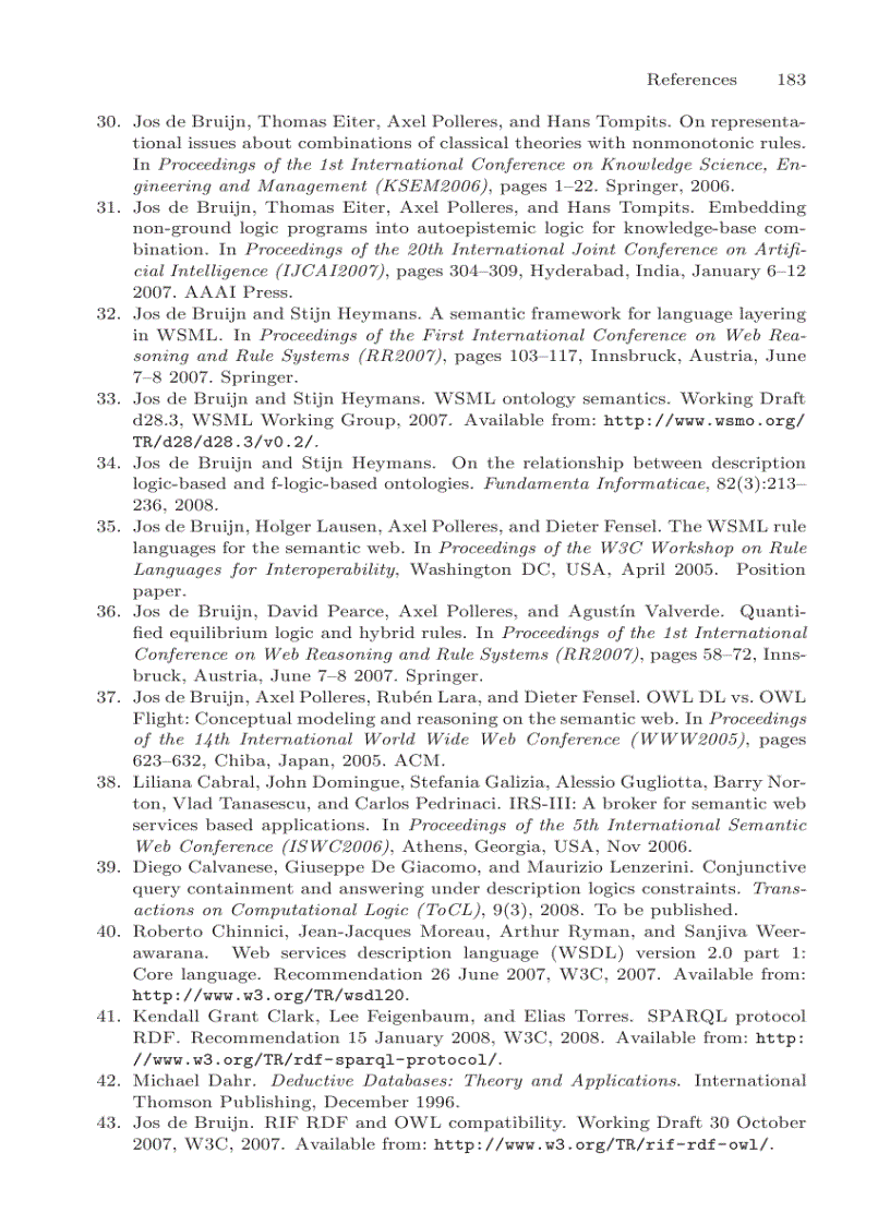 image for page Modeling Semantic Web Services The Web Service Modeling Language