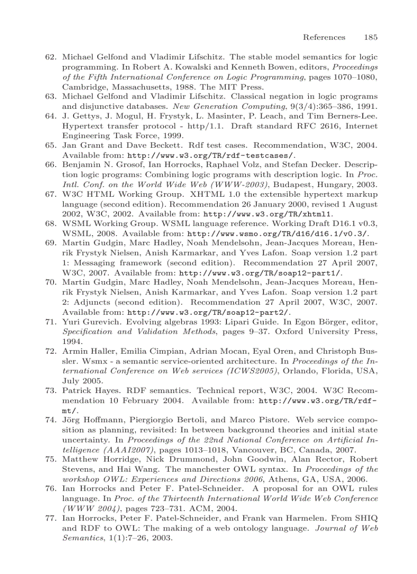 image for page Modeling Semantic Web Services The Web Service Modeling Language