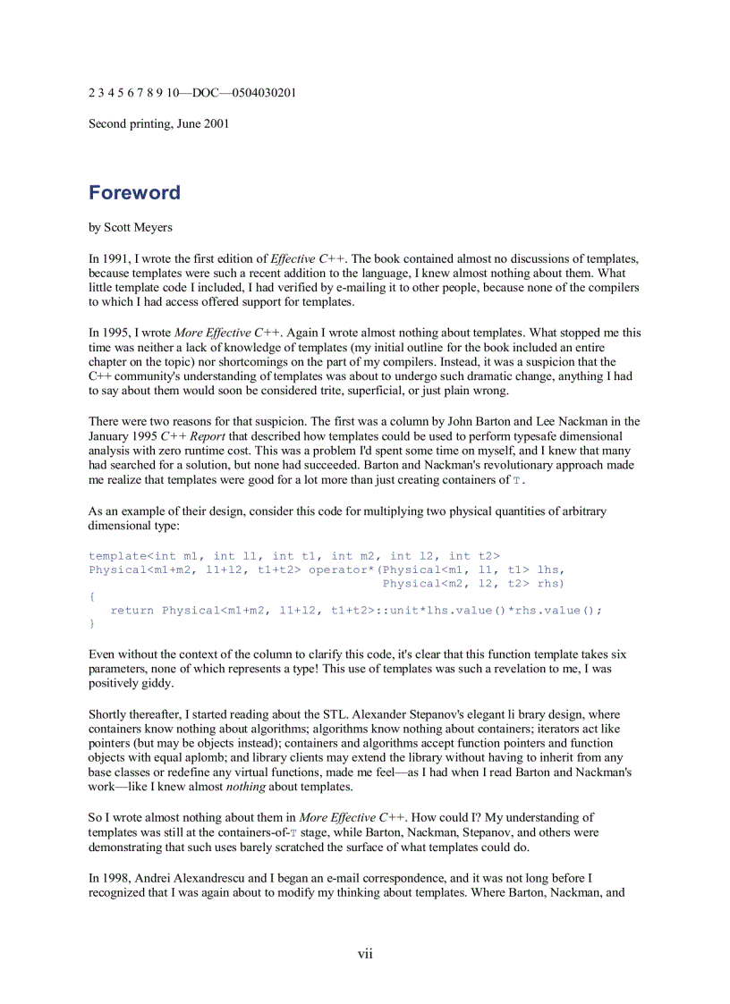 image for page Modern C Design Generic Programming and Design Patterns Applied