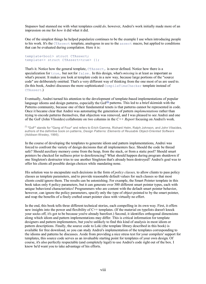 image for page Modern C Design Generic Programming and Design Patterns Applied