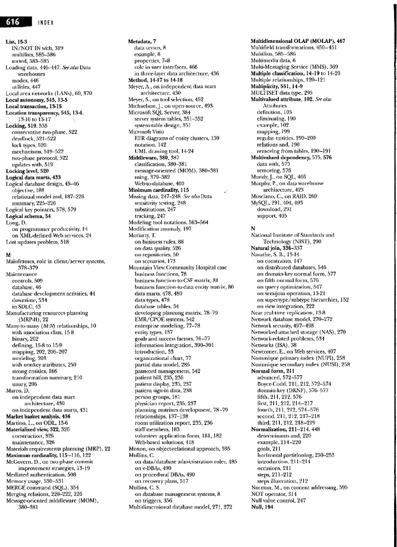 image for page Modern Database Management 8th Edition