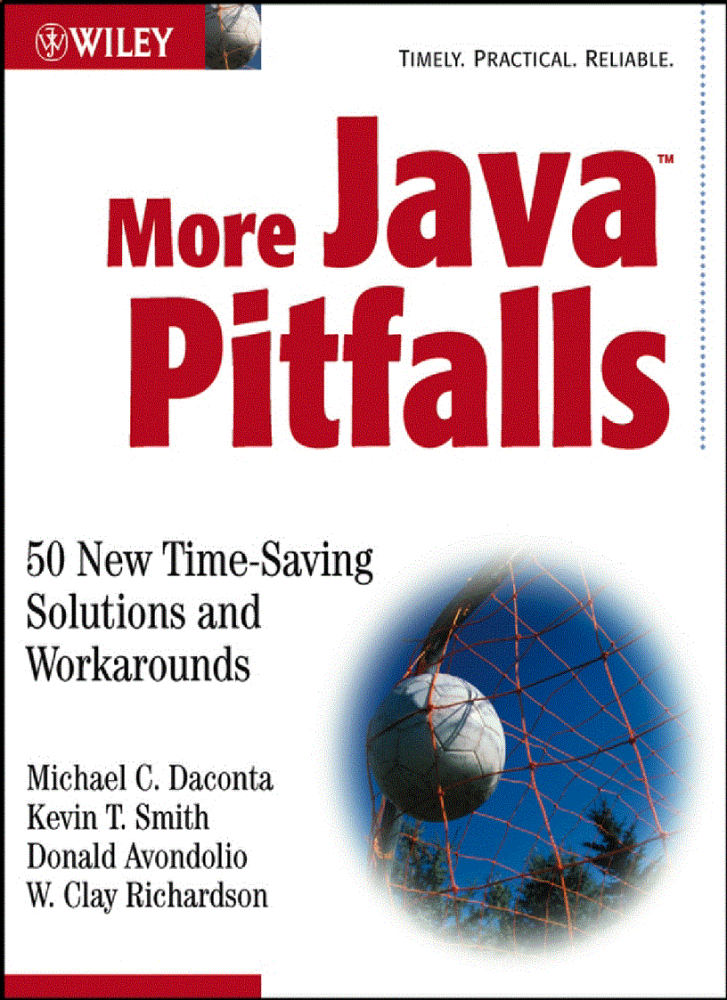 image for page More Java Pitfalls 50 New Time Saving Solutions and Workarounds