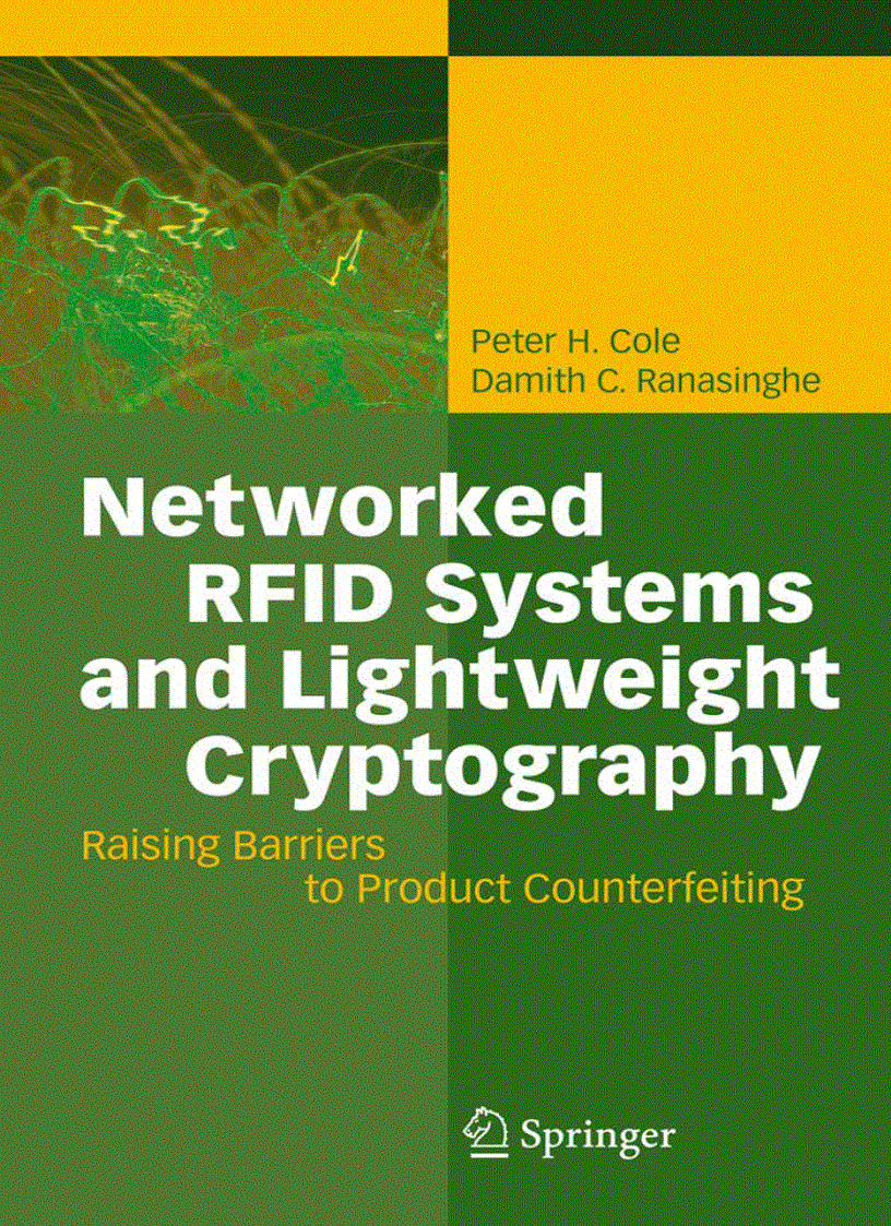 image for page Networked RFID Systems and Lightweight Cryptography Dec 2007