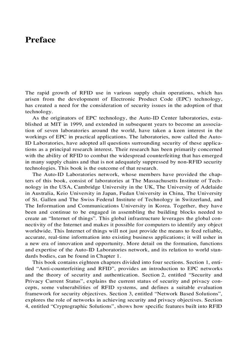 image for page Networked RFID Systems and Lightweight Cryptography Dec 2007