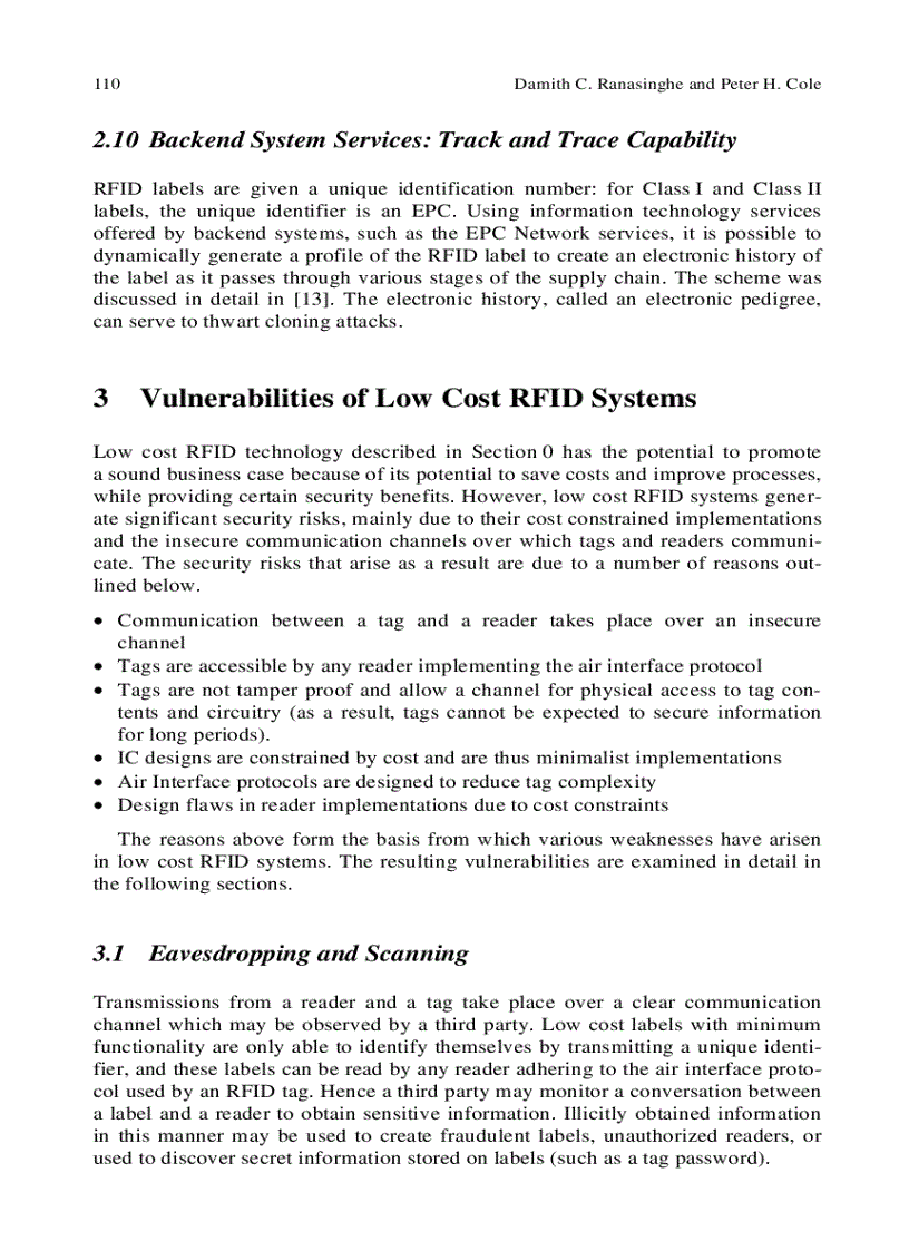 image for page Networked RFID Systems and Lightweight Cryptography Dec 2007