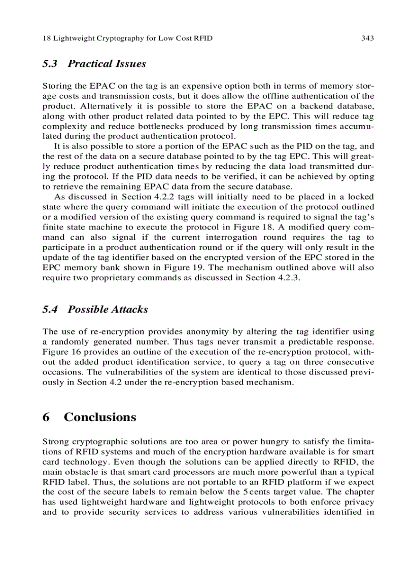 image for page Networked RFID Systems and Lightweight Cryptography Dec 2007