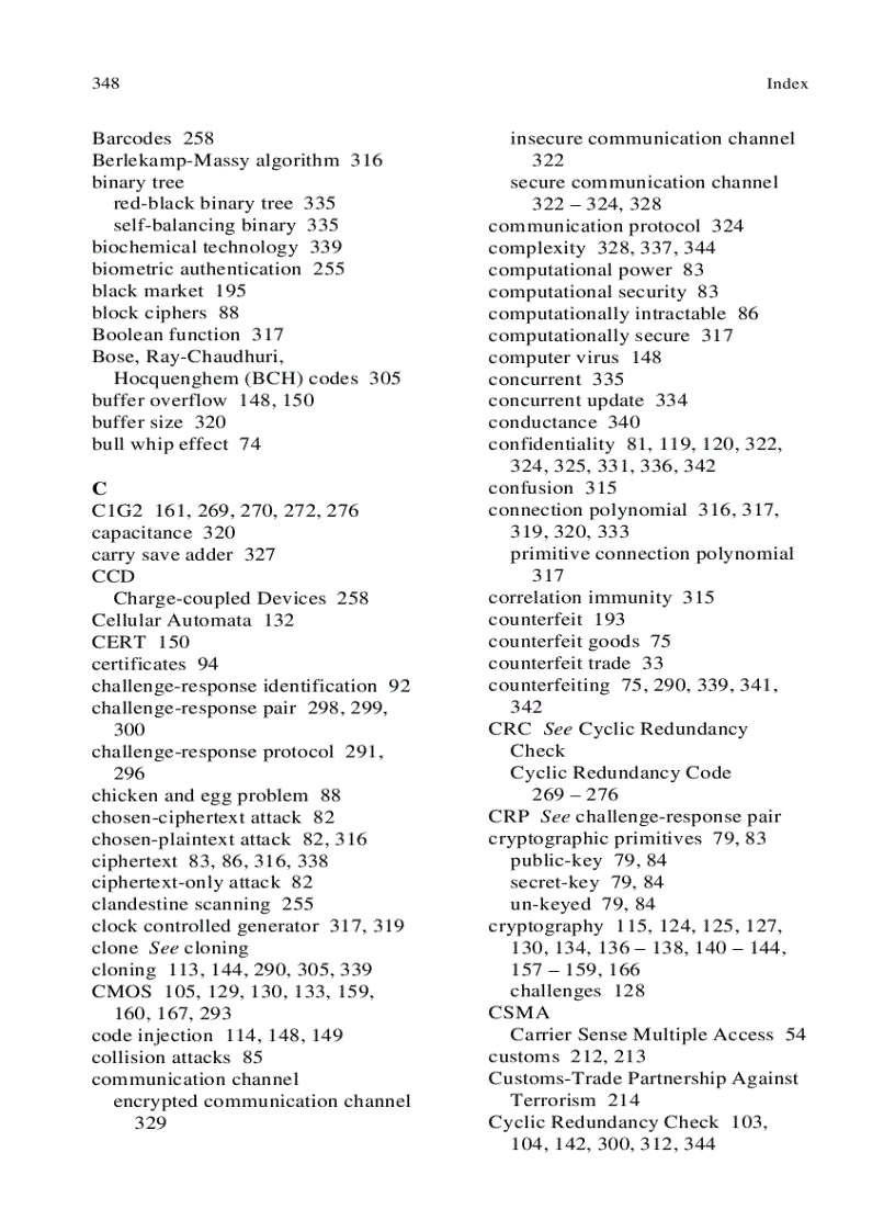 image for page Networked RFID Systems and Lightweight Cryptography Dec 2007