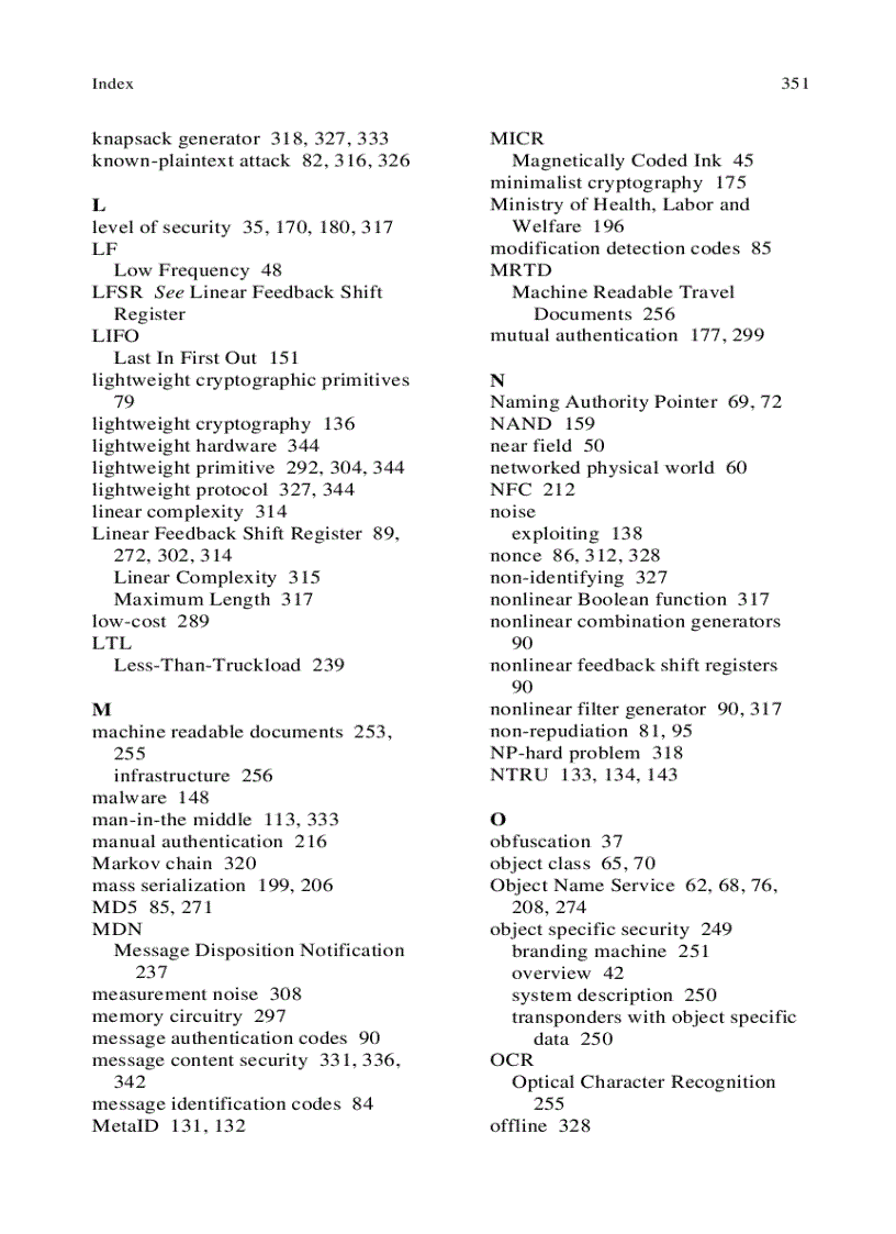 image for page Networked RFID Systems and Lightweight Cryptography Dec 2007