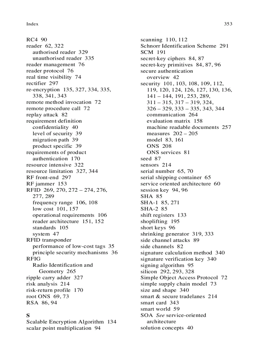 image for page Networked RFID Systems and Lightweight Cryptography Dec 2007
