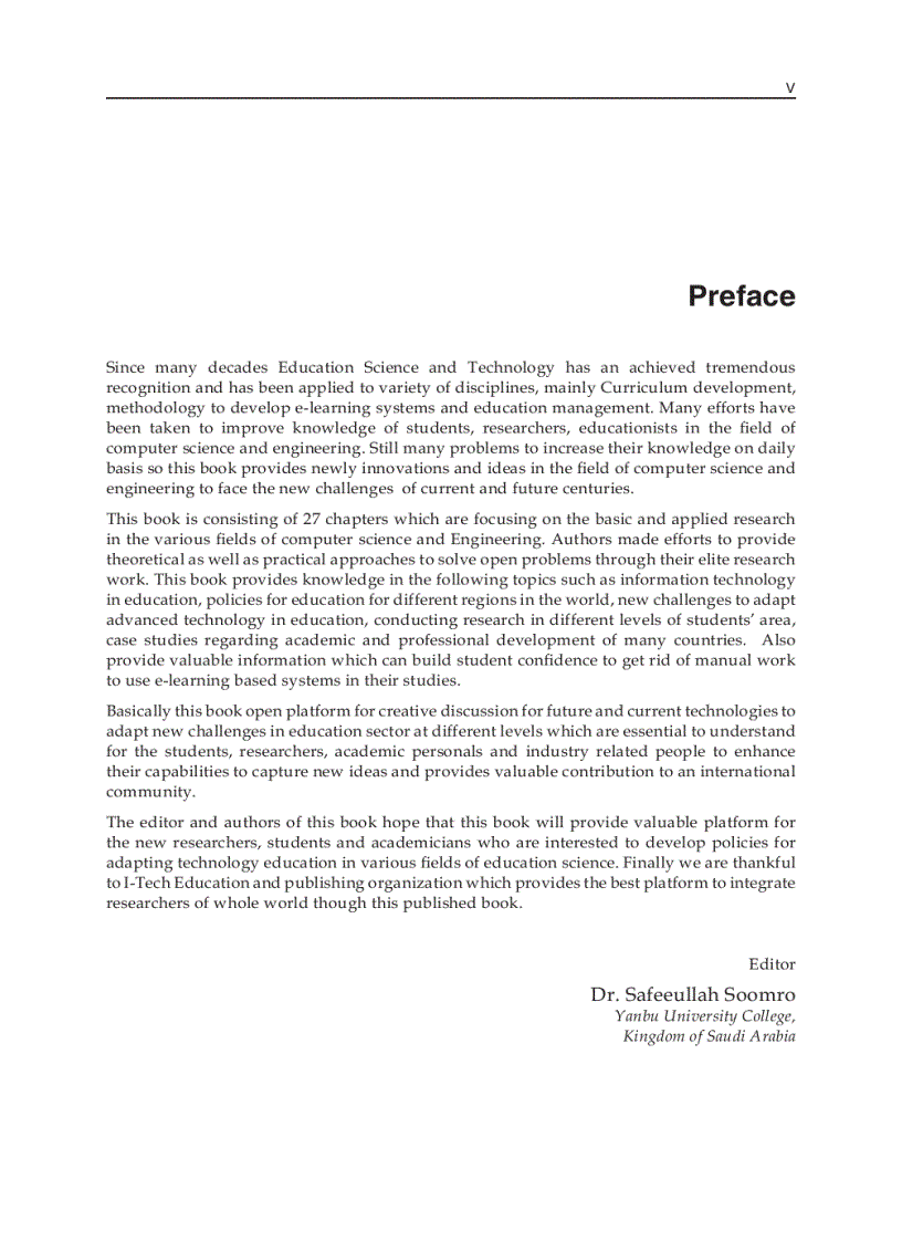 image for page New Achievements in Technology Education and Development