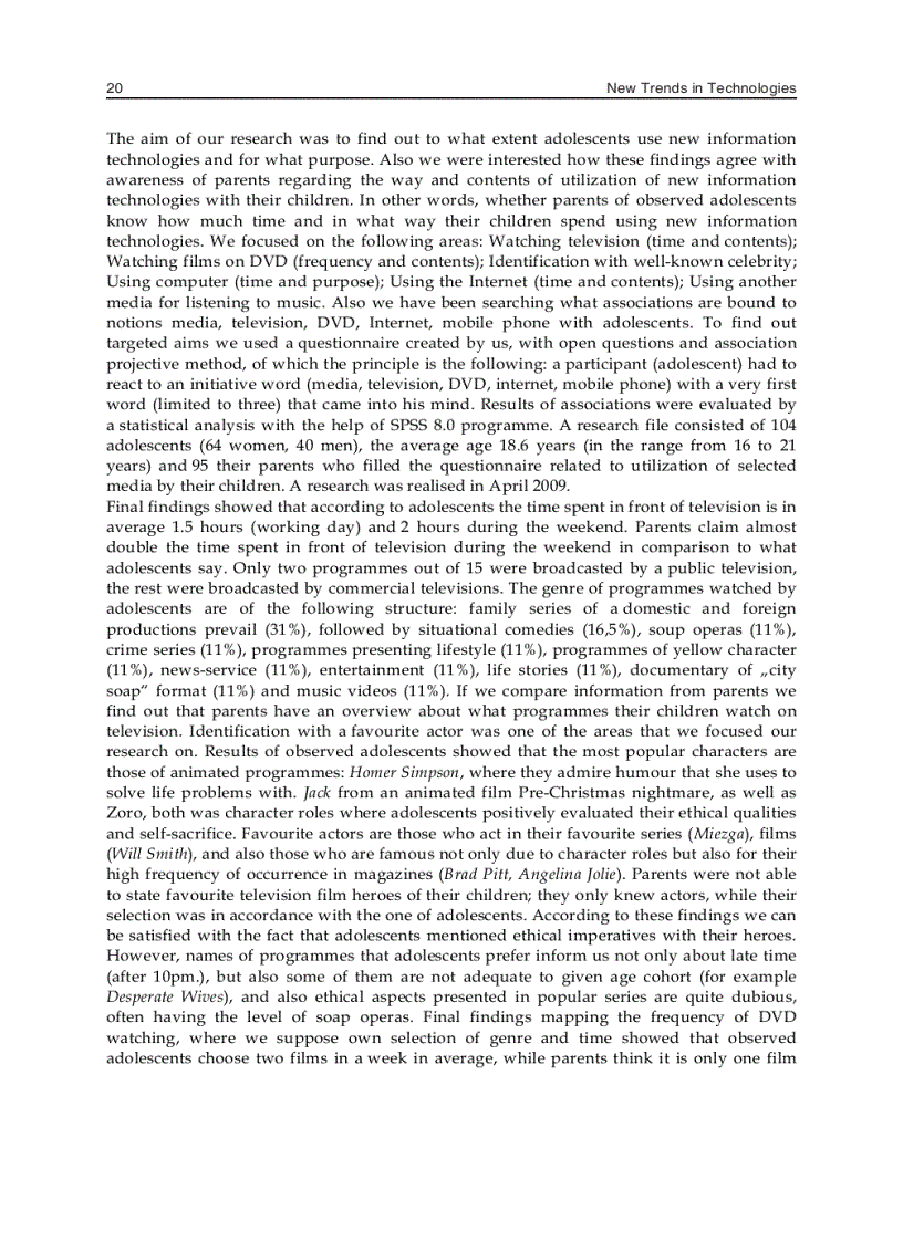 image for page New Trends in Technologies