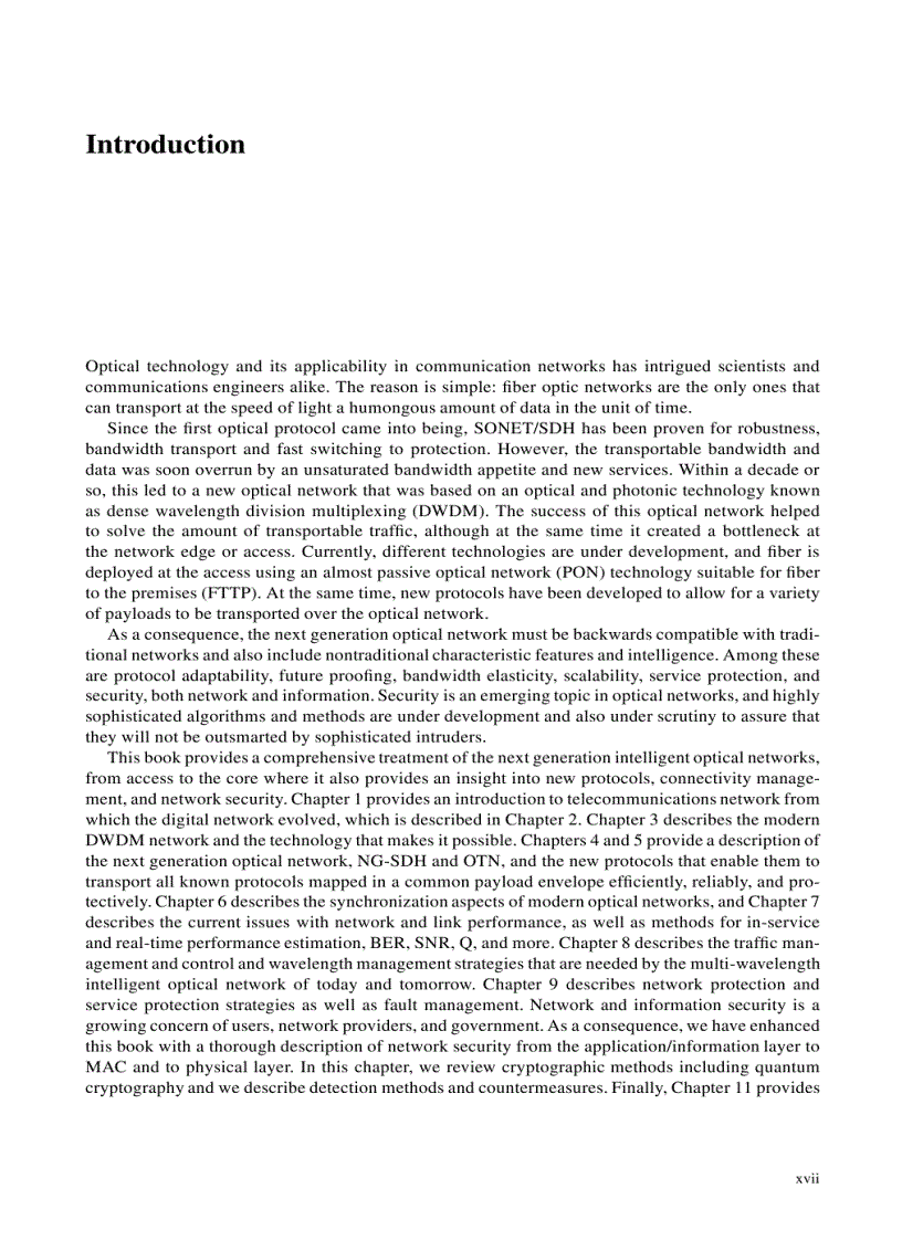 image for page Next Generation Intelligent Optical Networks Dec 2007
