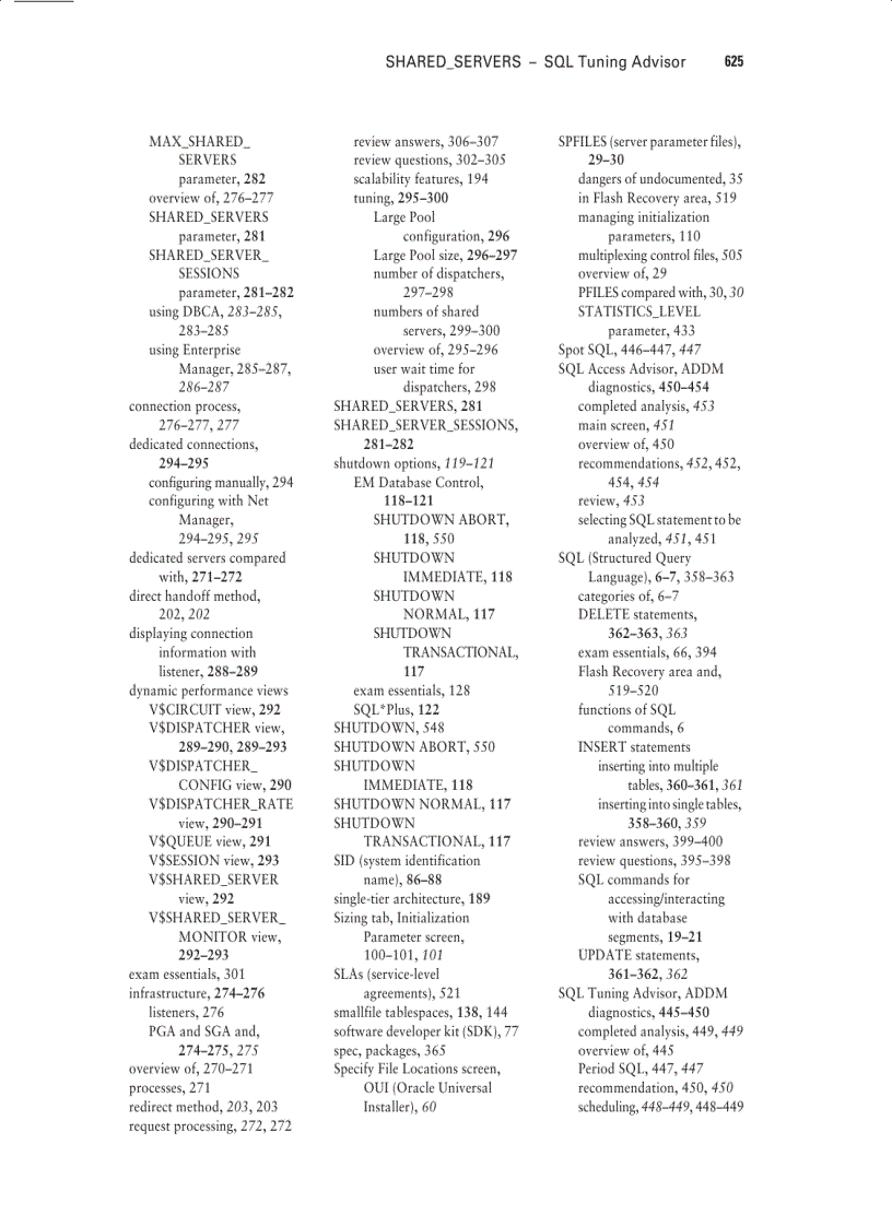 image for page OCA Oracle 10g Administration I Study Guide 1Z0 240