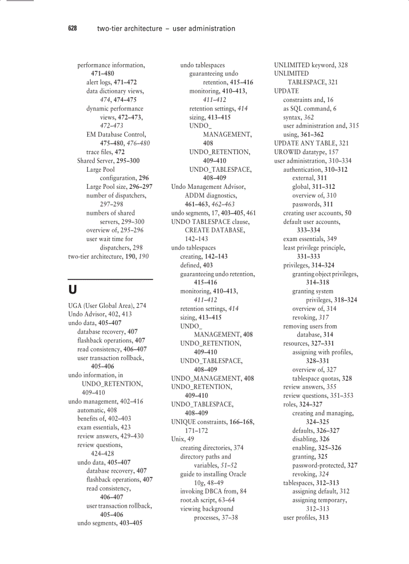 image for page OCA Oracle 10g Administration I Study Guide 1Z0 240