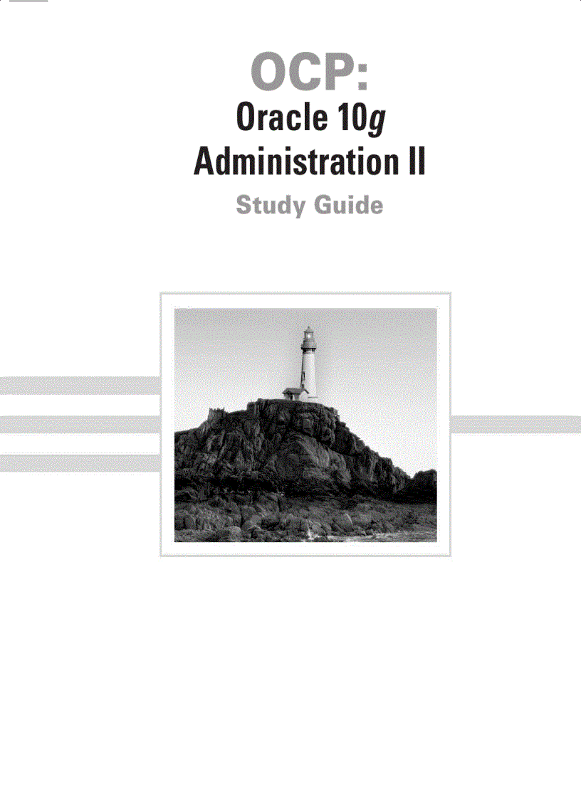 image for page OCP Oracle 10g Administration II Study Guide Jan 2005