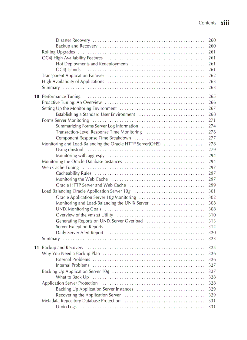 image for page Oracle Application Server 10g Administration Handbook