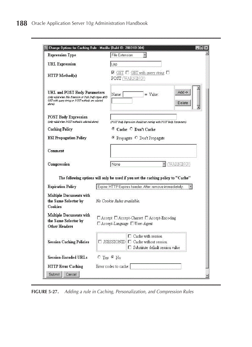 image for page Oracle Application Server 10g Administration Handbook