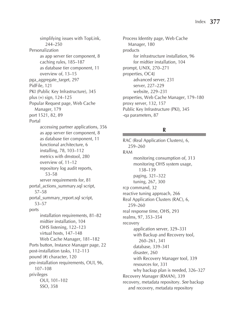 image for page Oracle Application Server 10g Administration Handbook