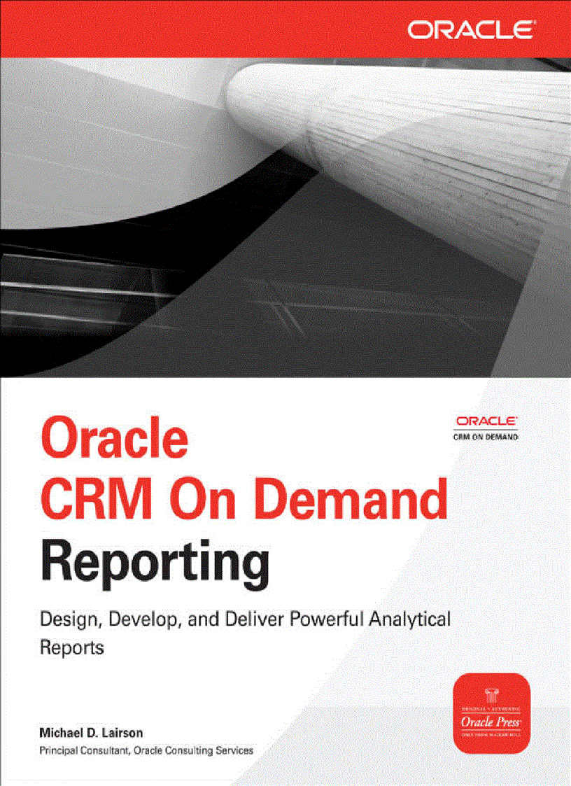 image for page Oracle CRM On Demand Reporting Sep 2008