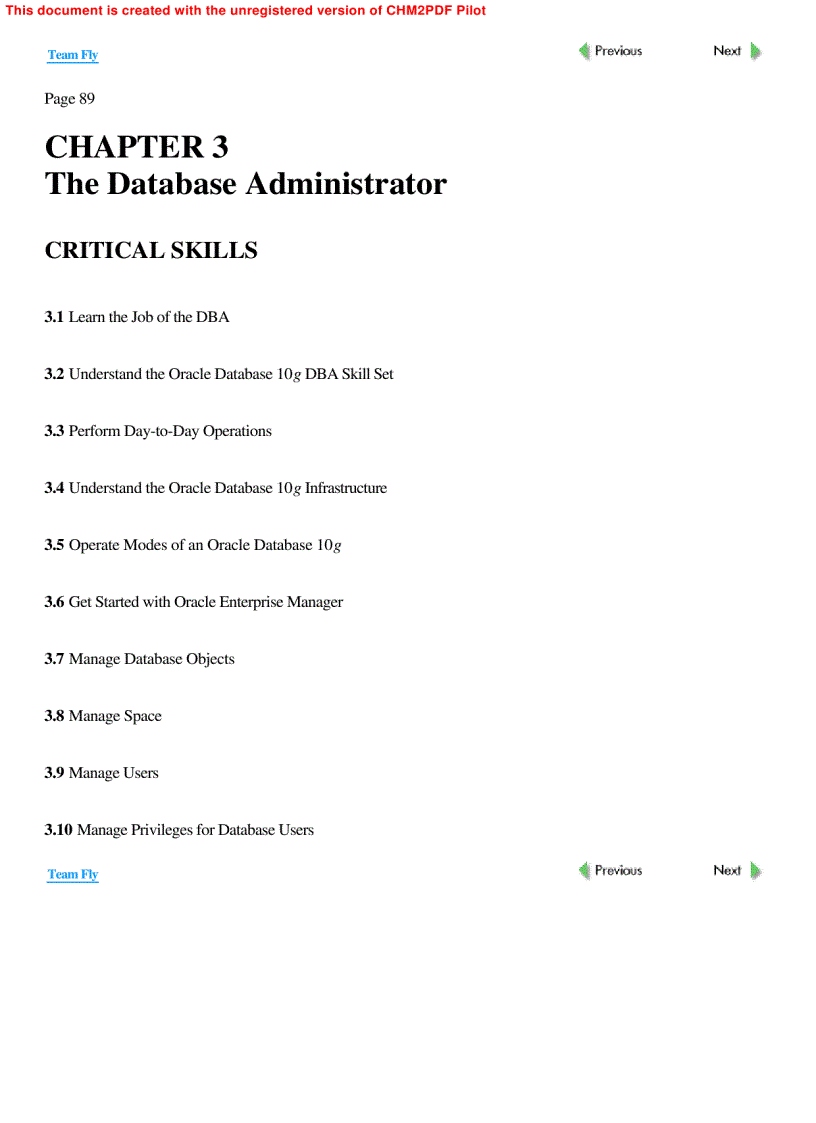image for page Oracle Database 10g A Beginners Guide