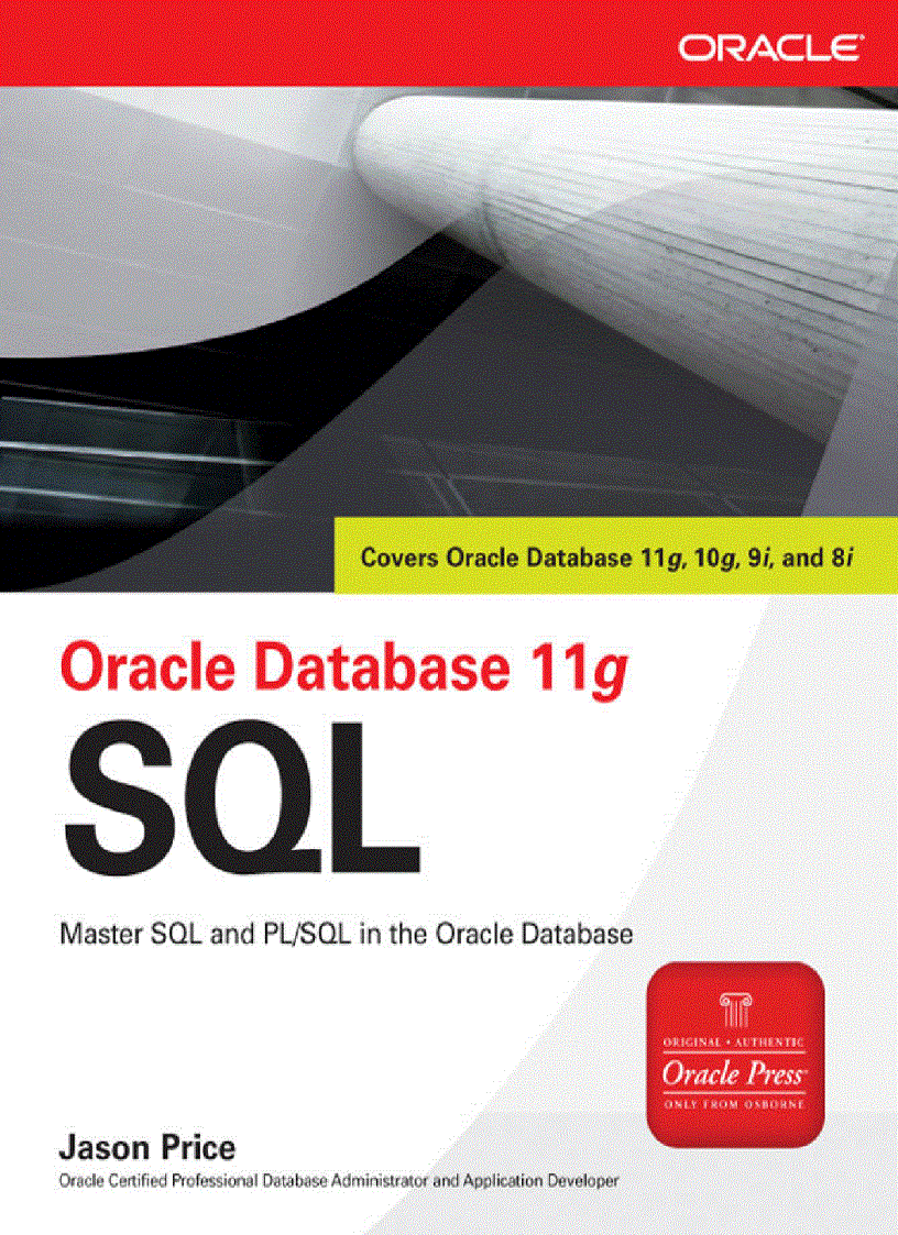 image for page Oracle Database 11g SQL Nov 2007