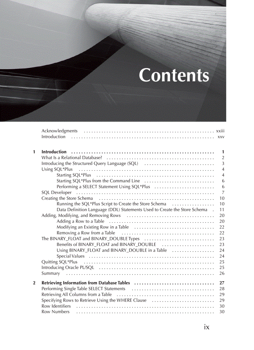 image for page Oracle Database 11g SQL Nov 2007