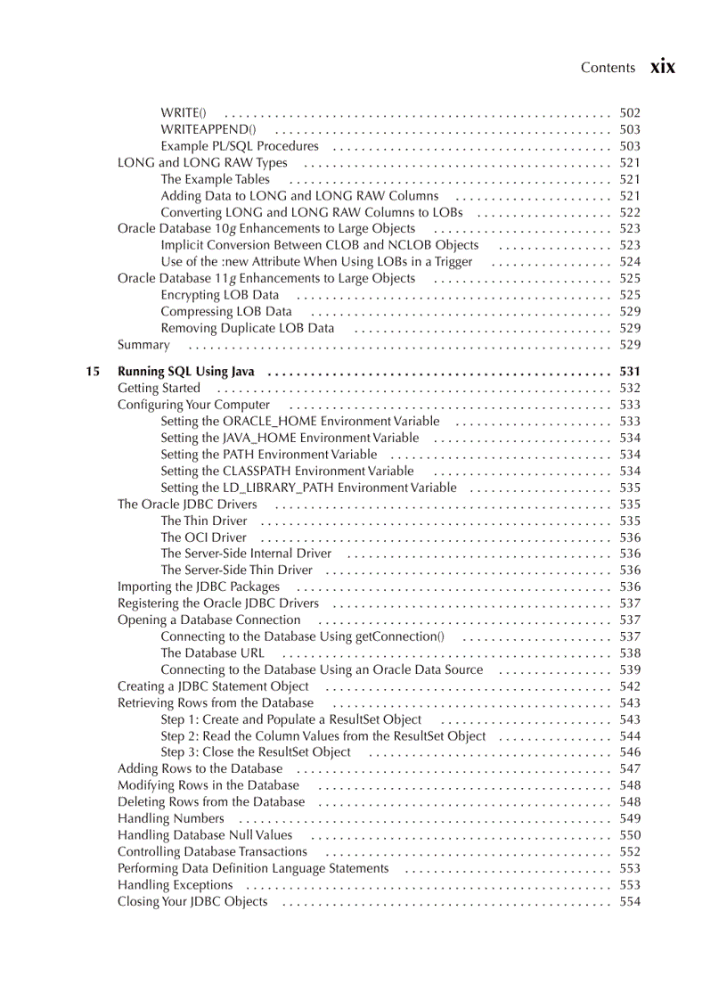 image for page Oracle Database 11g SQL Nov 2007