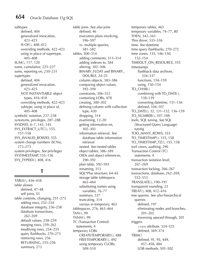 image for page Oracle Database 11g SQL Nov 2007