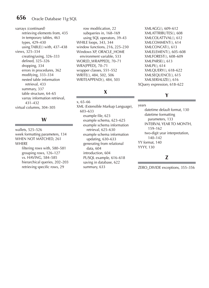image for page Oracle Database 11g SQL Nov 2007