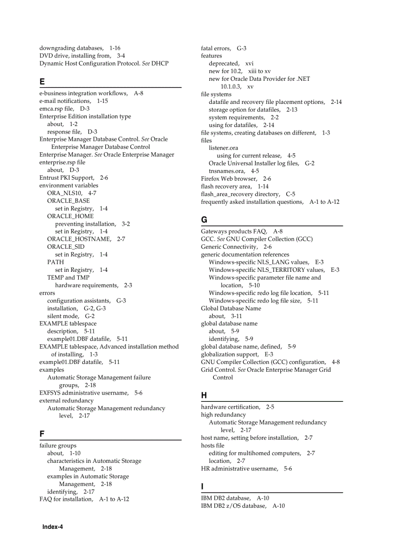 image for page Oracle Database Installation Guide 10g Release 2 for Windows 32bit