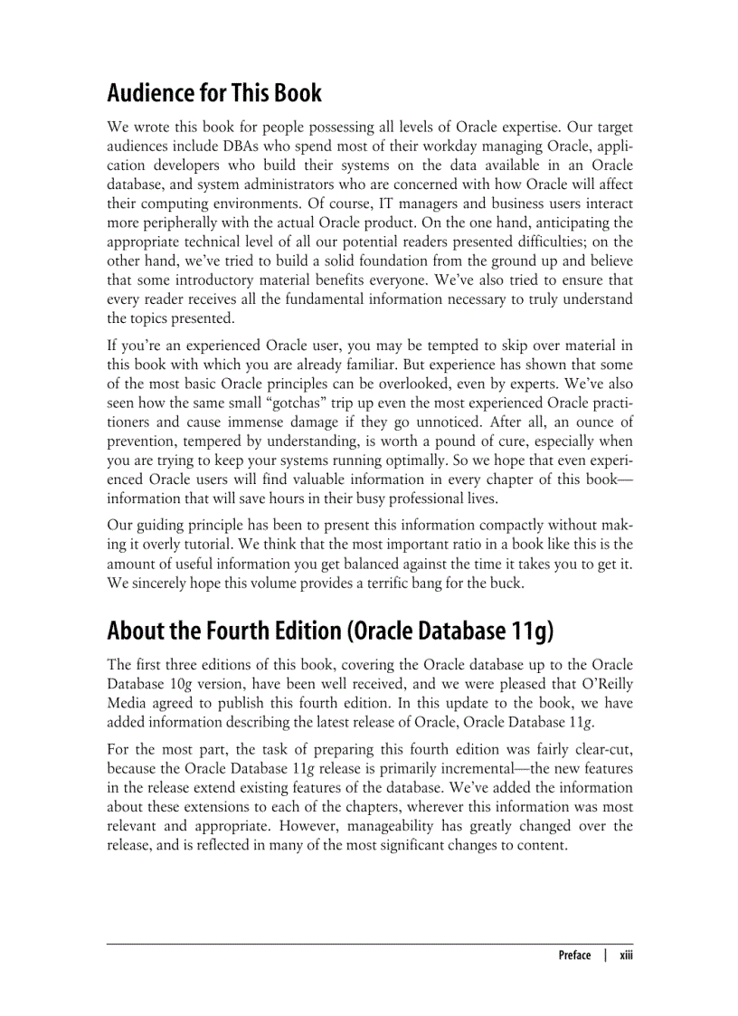 image for page Oracle Essentials Oracle Database 11g 4th Edition Nov 2007