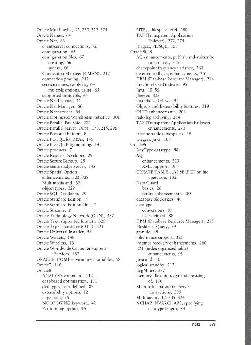 image for page Oracle Essentials Oracle Database 11g 4th Edition Nov 2007