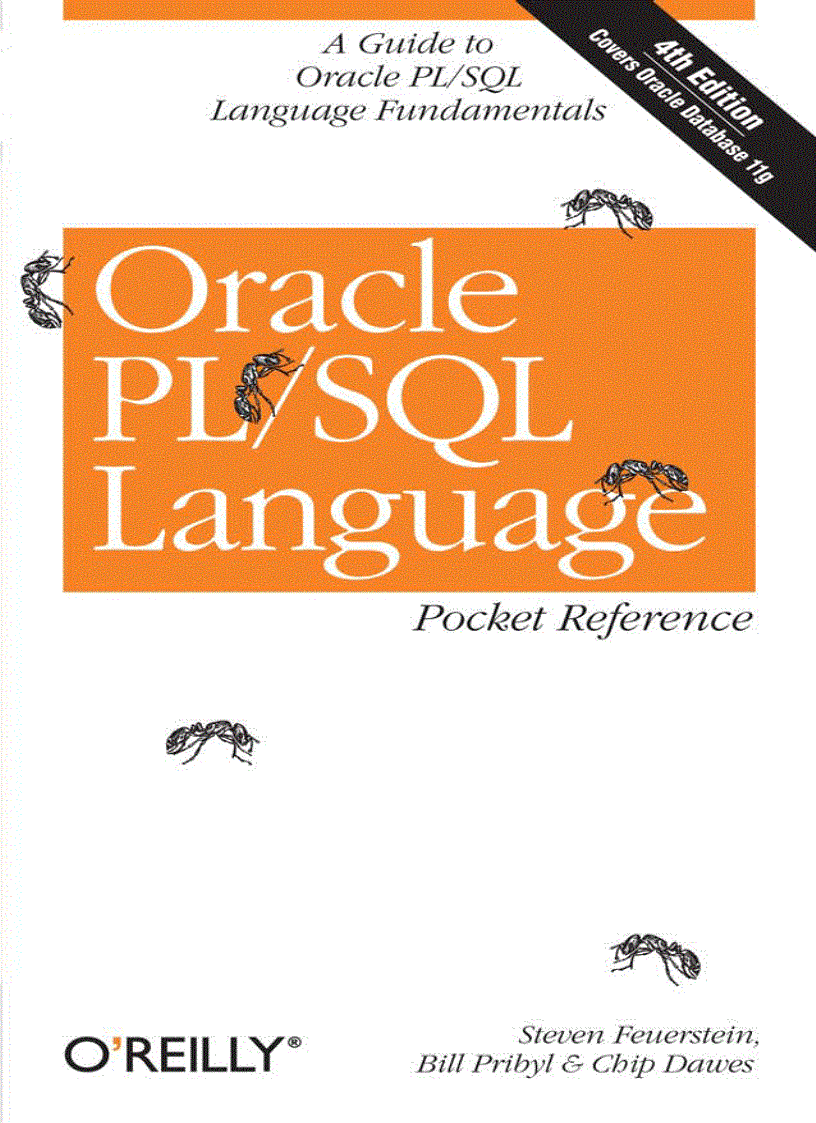 image for page Oracle PL SQL Language Pocket Reference 4th Edition