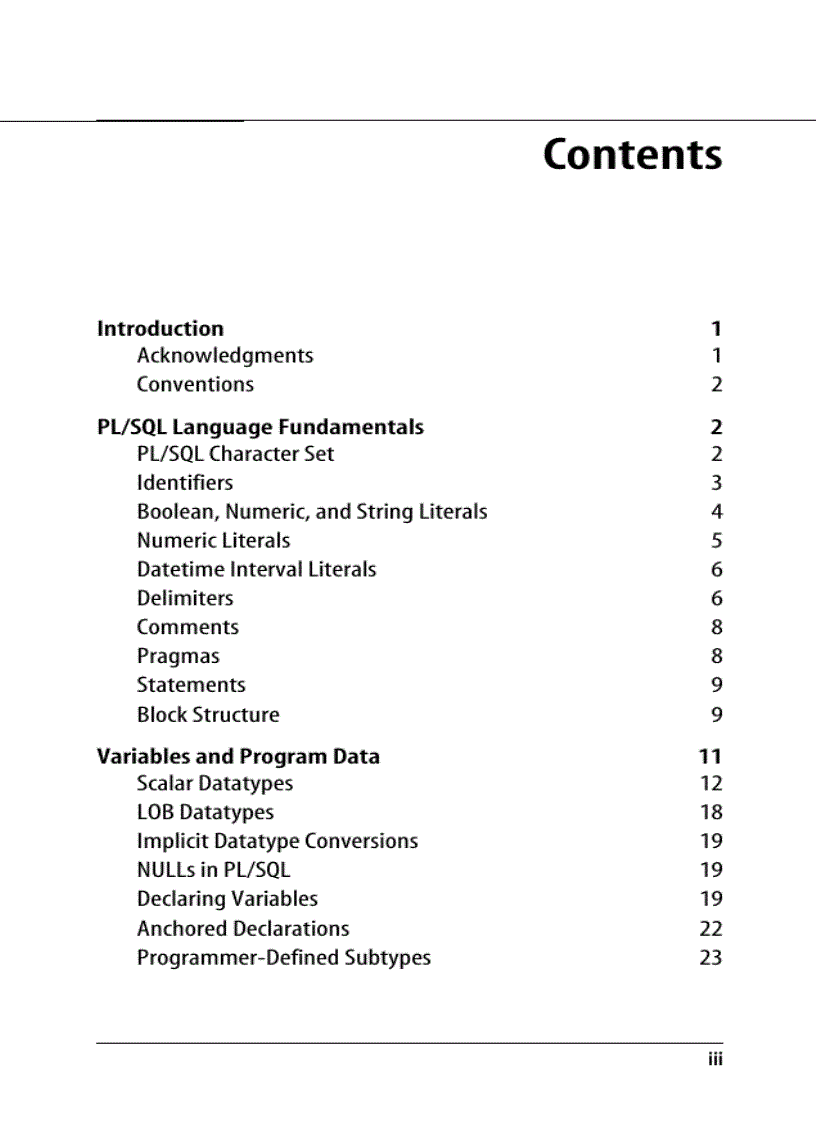 image for page Oracle PL SQL Language Pocket Reference 4th Edition