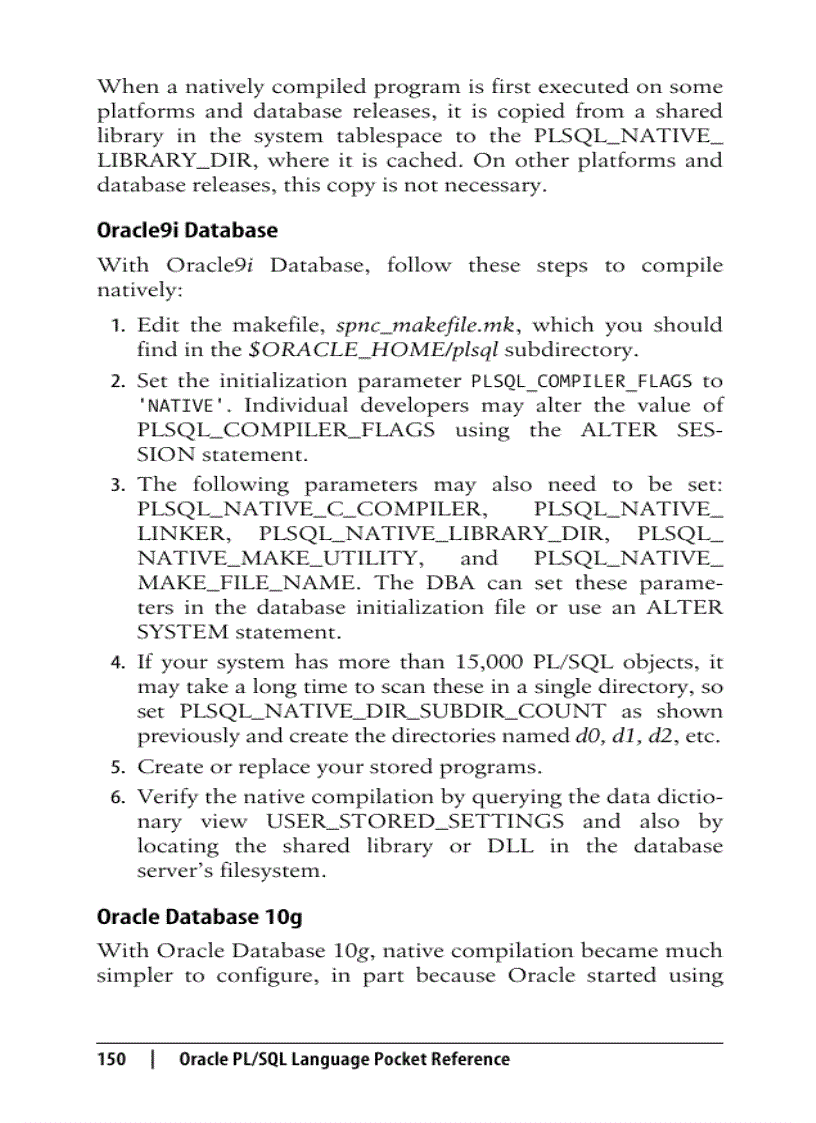 image for page Oracle PL SQL Language Pocket Reference 4th Edition
