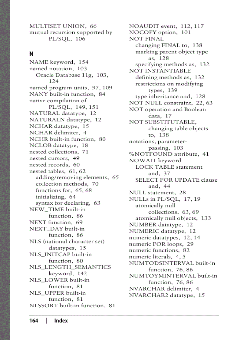 image for page Oracle PL SQL Language Pocket Reference 4th Edition