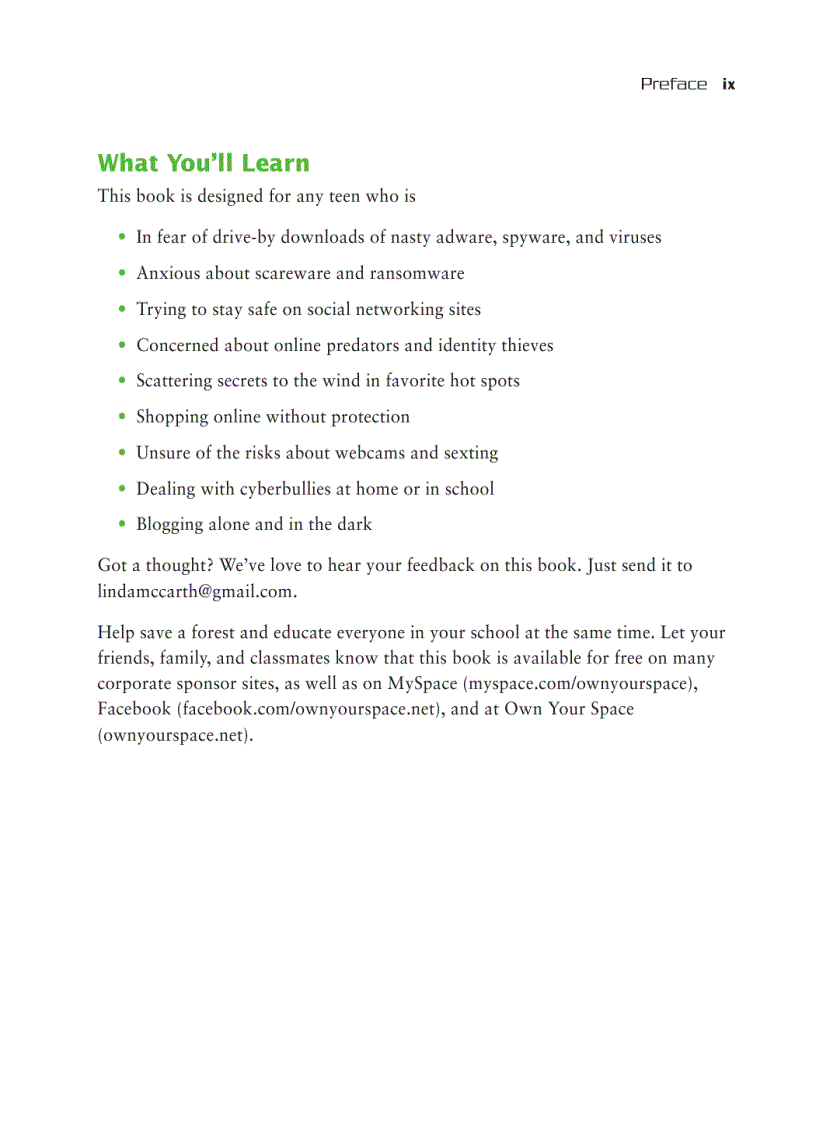 image for page Own Your Space