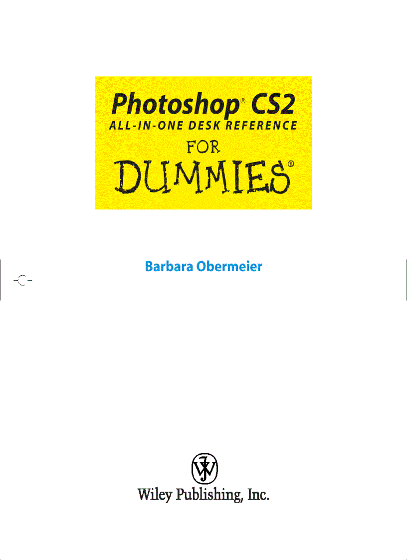 image for page Photoshop CS2 All in One Desk Reference For Dummies