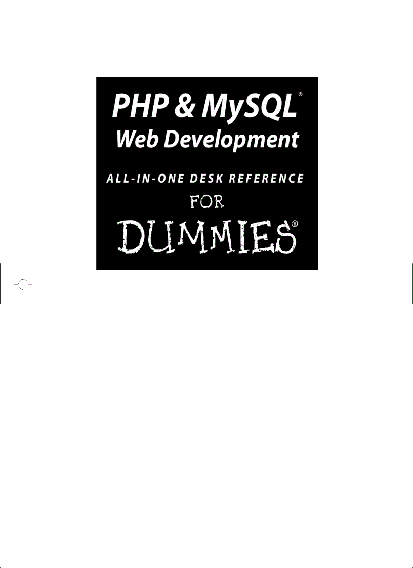image for page PHP MySQL Web Development All in One Desk Reference