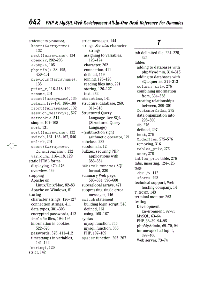 image for page PHP MySQL Web Development All in One Desk Reference