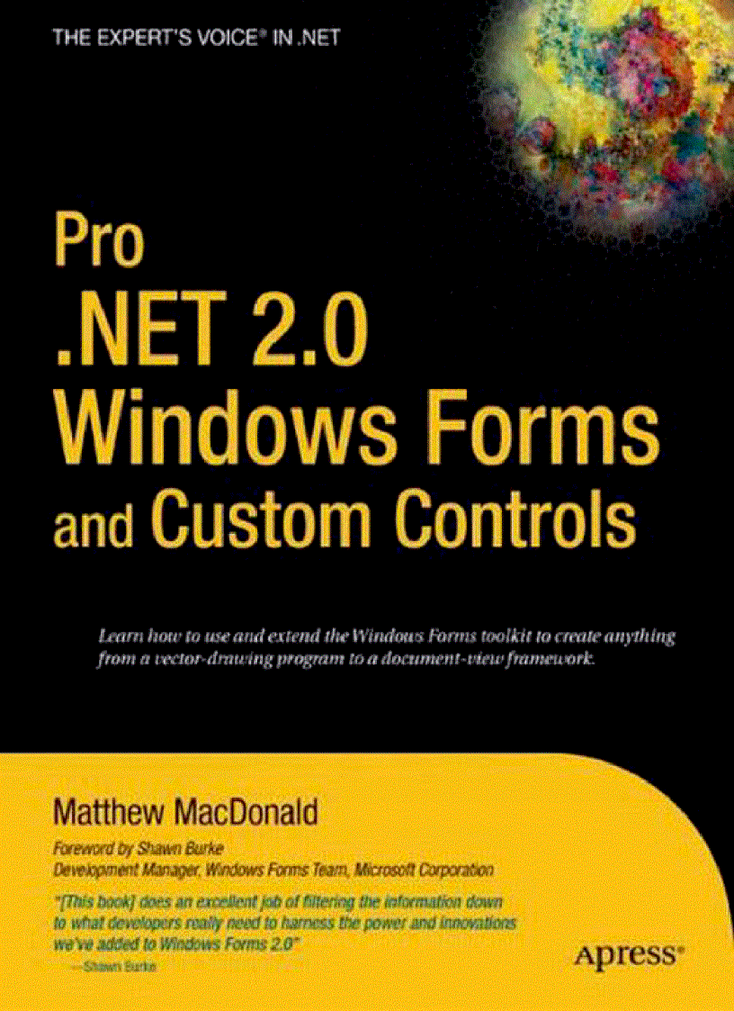 image for page Pro NET 2 0 Windows Forms and Custom Controls in C