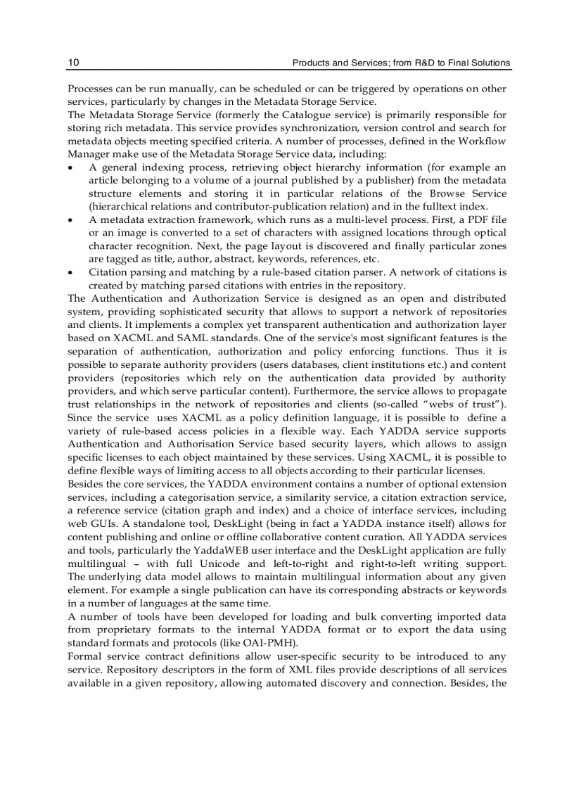 image for page Products and Services from R D to Final Solutions