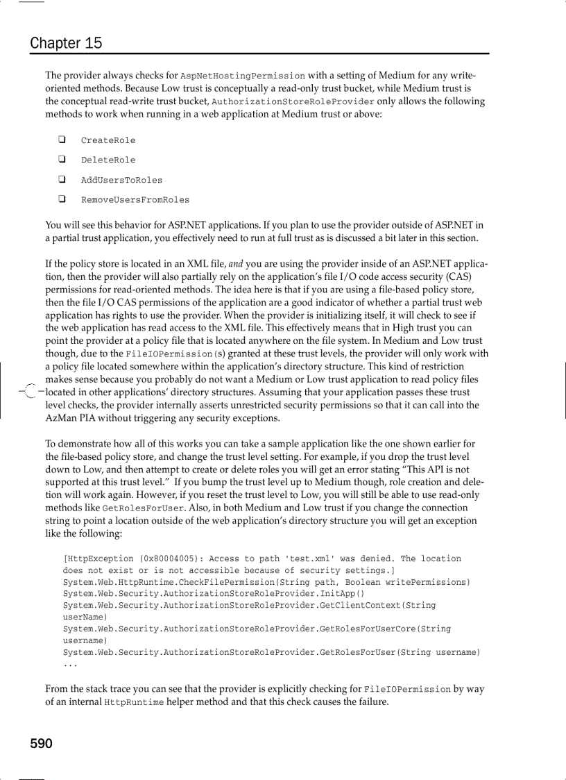 image for page Professional ASP NET 2 0 Security Membership and Role Management