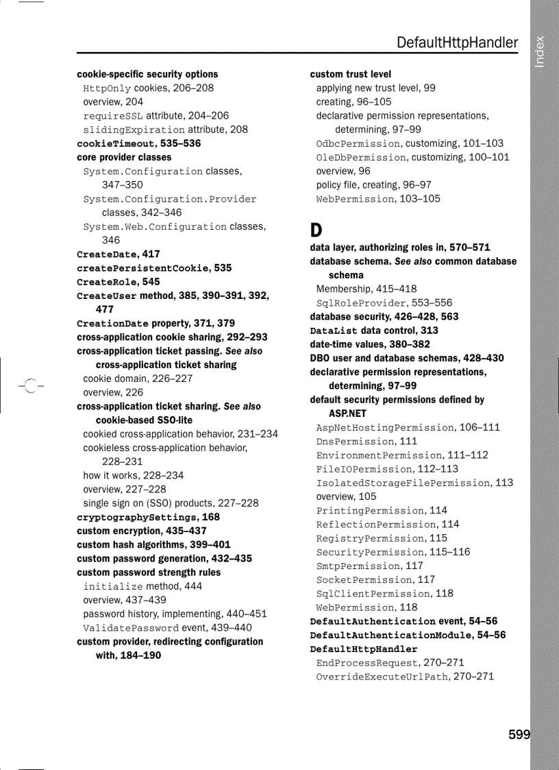 image for page Professional ASP NET 2 0 Security Membership and Role Management