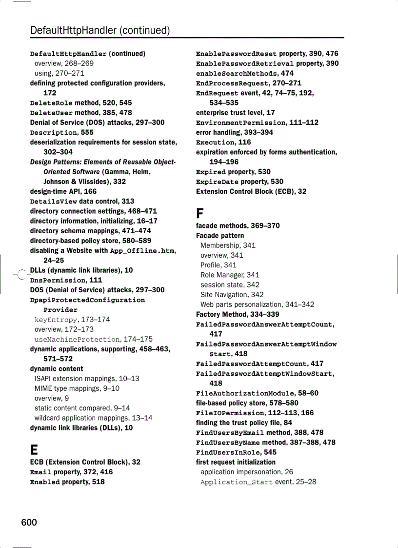 image for page Professional ASP NET 2 0 Security Membership and Role Management