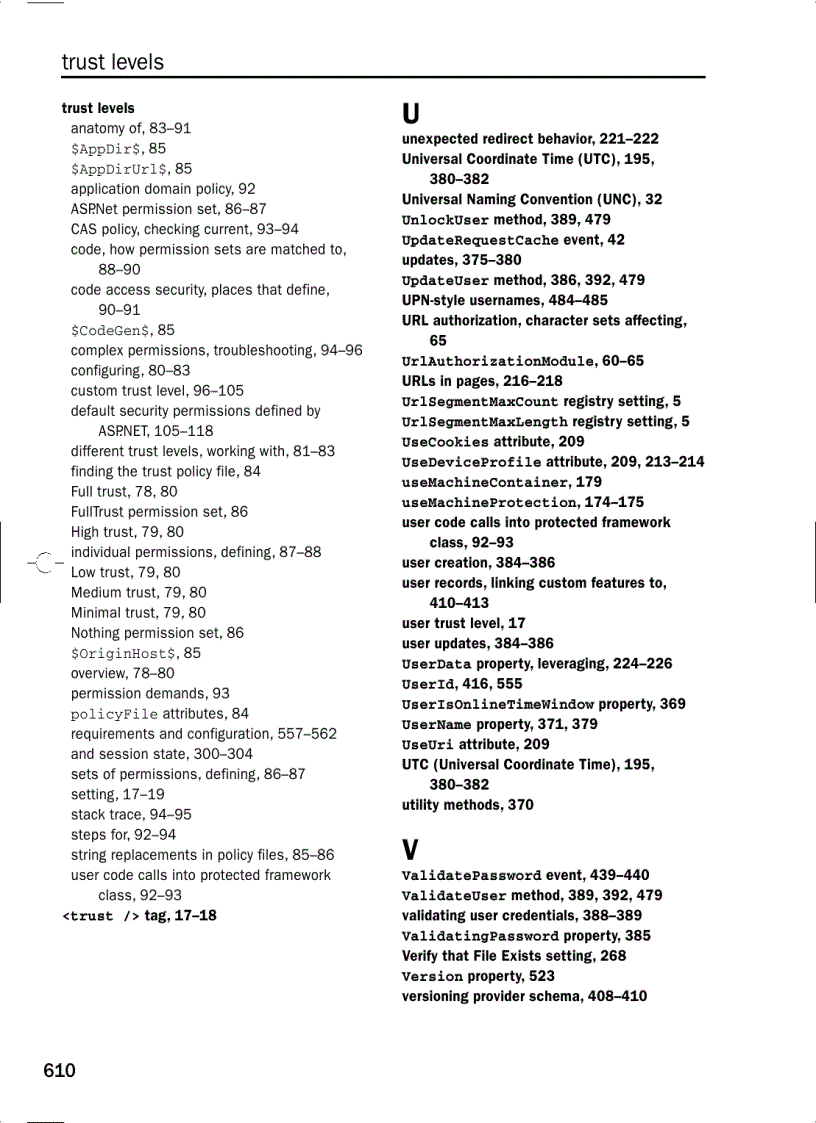 image for page Professional ASP NET 2 0 Security Membership and Role Management