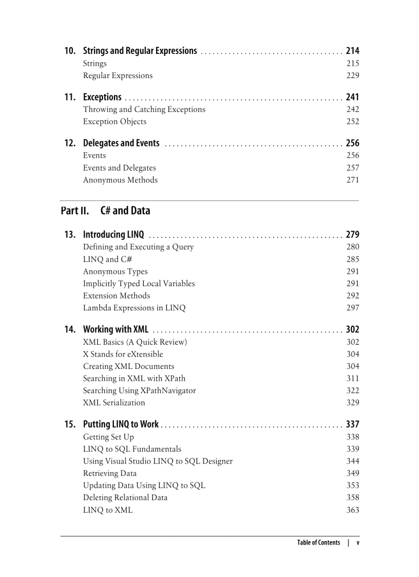 image for page Programming CSharp 3 0 5th Edition Jan 2008