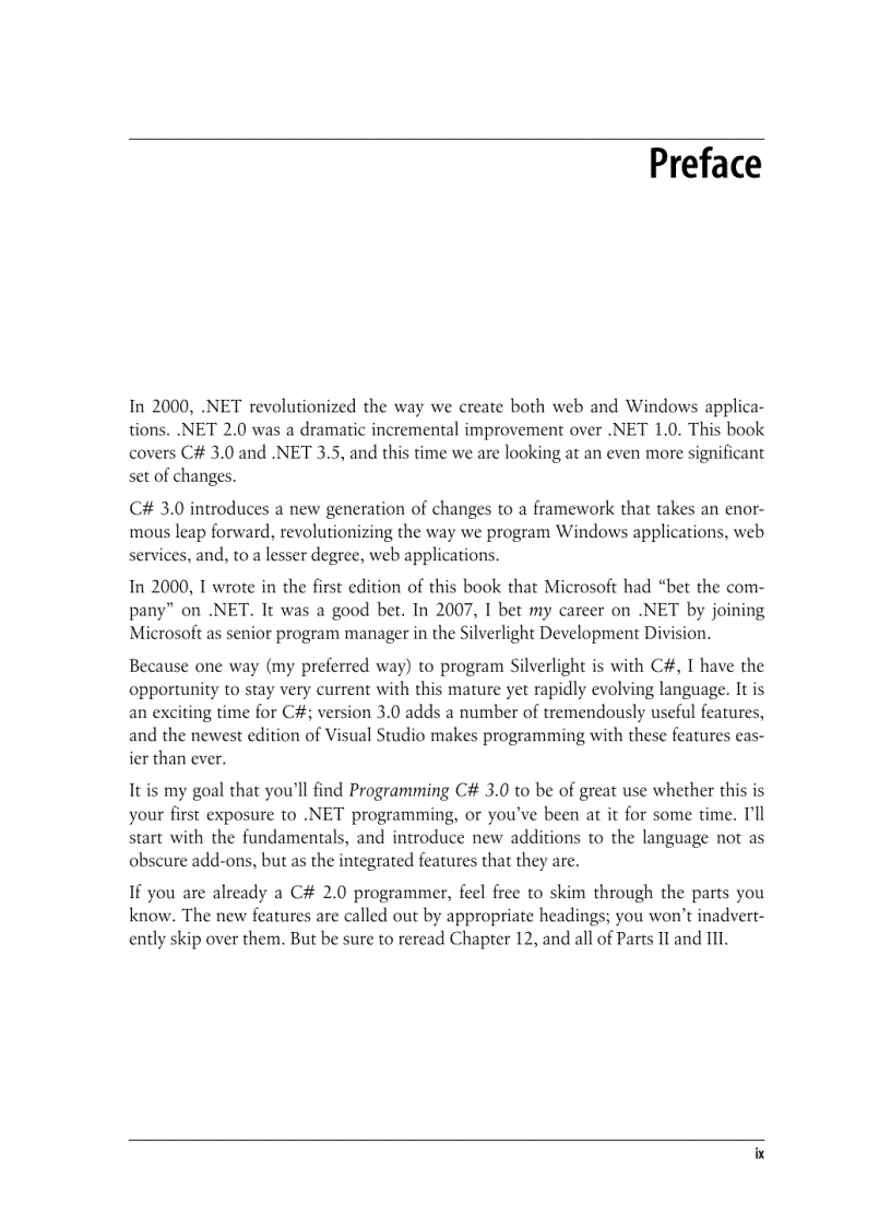 image for page Programming CSharp 3 0 5th Edition Jan 2008
