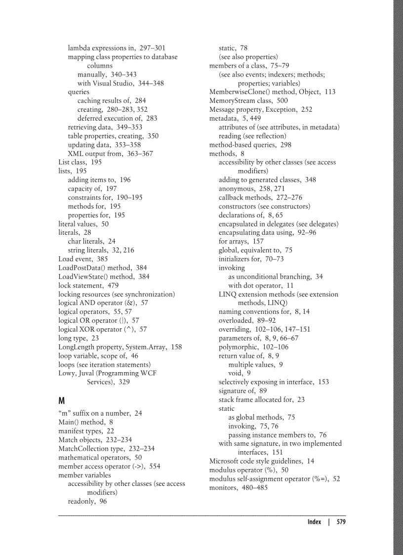 image for page Programming CSharp 3 0 5th Edition Jan 2008